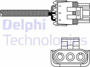 Delphi ES10991-12B1 - Lambda zonde adetalas.lv