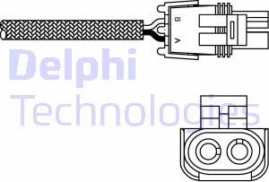 Delphi ES10989-12B1 - Lambda zonde adetalas.lv