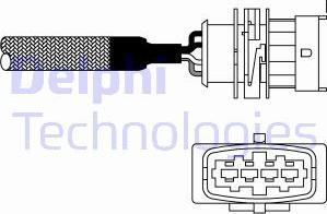 Delphi ES10982-12B1 - Lambda zonde adetalas.lv