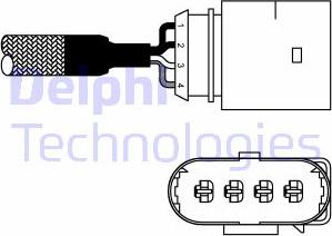 Delphi ES10978-12B1 - Lambda zonde adetalas.lv