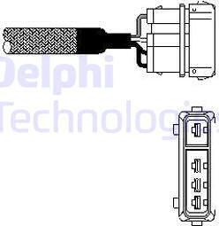 Delphi ES10333-12B1 - Lambda zonde adetalas.lv