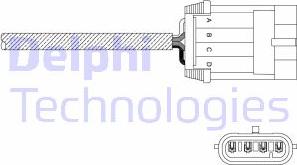 Delphi ES11049-12B1 - Lambda zonde adetalas.lv