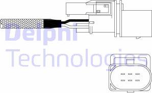 Delphi ES11022-12B1 - Lambda zonde adetalas.lv