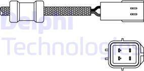 Delphi ES20049 - Lambda zonde adetalas.lv