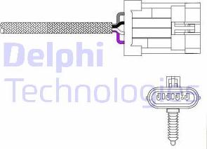 Delphi ES20023-12B1 - Lambda zonde adetalas.lv