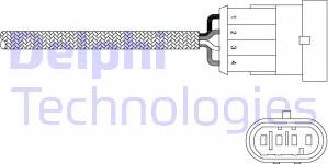 Delphi ES20344-12B1 - Lambda zonde adetalas.lv