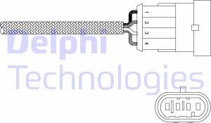 Delphi ES20302-12B1 - Lambda zonde adetalas.lv