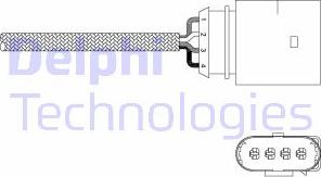 Delphi ES20338-12B1 - Lambda zonde adetalas.lv