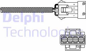 Delphi ES20293-12B1 - Lambda zonde adetalas.lv