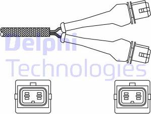 Delphi ES20244-12B1 - Lambda zonde adetalas.lv