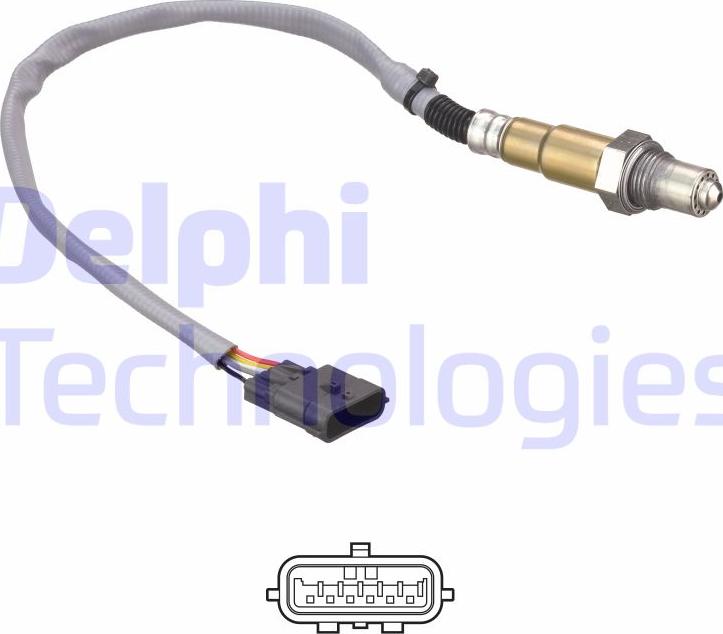 Delphi ES21350-12B1 - Lambda zonde adetalas.lv