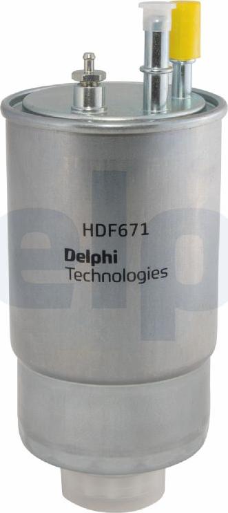 Delphi HDF671 - Degvielas filtrs adetalas.lv