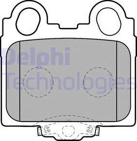 Delphi LP1510 - Bremžu uzliku kompl., Disku bremzes adetalas.lv