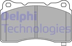 Delphi LP3575 - Bremžu uzliku kompl., Disku bremzes adetalas.lv