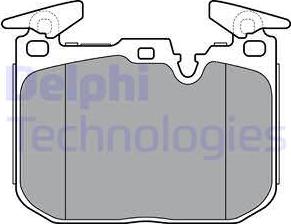 Delphi LP3383 - Bremžu uzliku kompl., Disku bremzes adetalas.lv