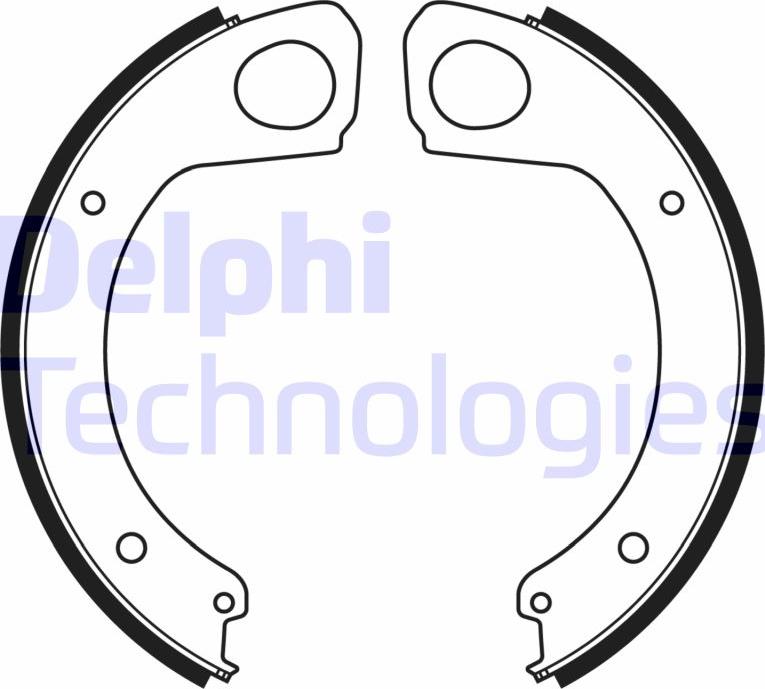 Delphi LS2174 - Bremžu loku kompl., Stāvbremze adetalas.lv