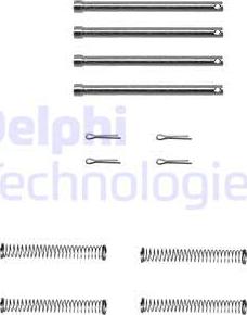 Delphi LX0097 - Piederumu komplekts, Disku bremžu uzlikas adetalas.lv