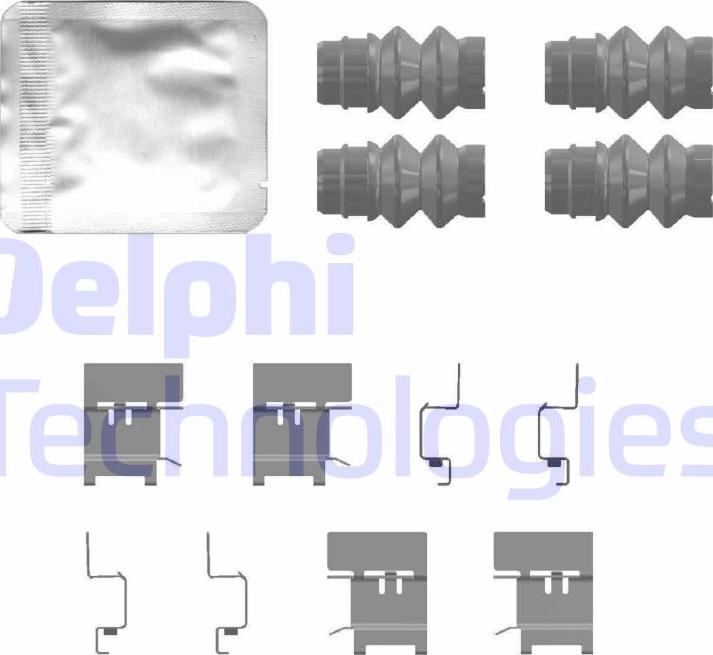 Delphi LX0768 - Piederumu komplekts, Disku bremžu uzlikas adetalas.lv