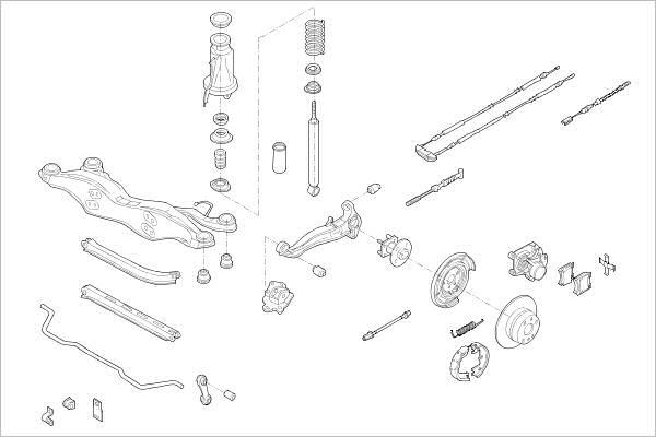 Delphi OE-OPEL-000005914-R - Riteņa piekare adetalas.lv