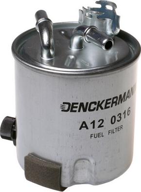 Denckermann A120316 - Degvielas filtrs adetalas.lv