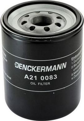 Denckermann A210083 - Eļļas filtrs adetalas.lv