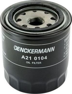 Denckermann A210104 - Eļļas filtrs adetalas.lv