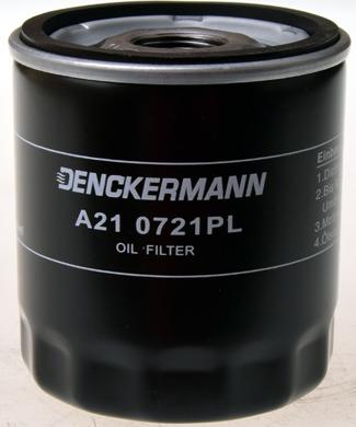 Denckermann A210721PL - Eļļas filtrs adetalas.lv