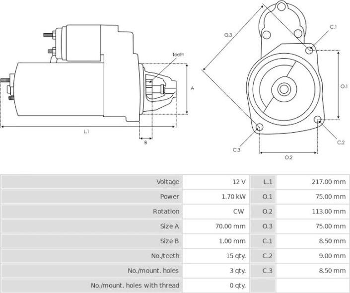 Denso 4380000483 - Starteris adetalas.lv