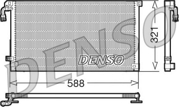 Denso DCN07004 - Kondensators, Gaisa kond. sistēma adetalas.lv