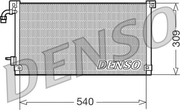 Denso DCN21004 - Kondensators, Gaisa kond. sistēma adetalas.lv