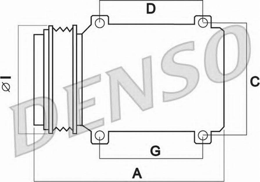 Denso DCP06010 - Kompresors, Gaisa kond. sistēma adetalas.lv