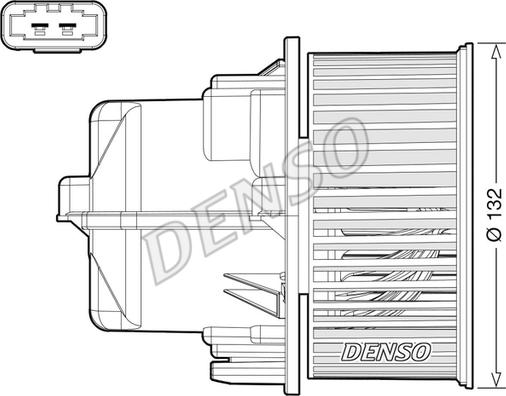 Denso DEA33002 - Salona ventilators adetalas.lv