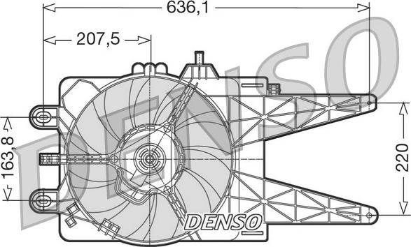 Denso DER09014 - Ventilators, Motora dzesēšanas sistēma adetalas.lv