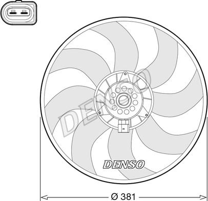 Denso DER02006 - Ventilators, Motora dzesēšanas sistēma adetalas.lv