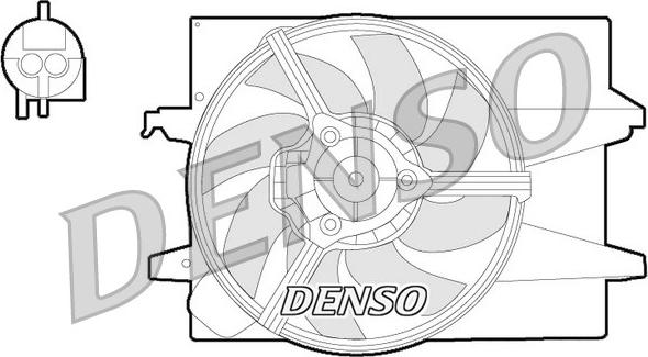 Denso DER10004 - Ventilators, Motora dzesēšanas sistēma adetalas.lv