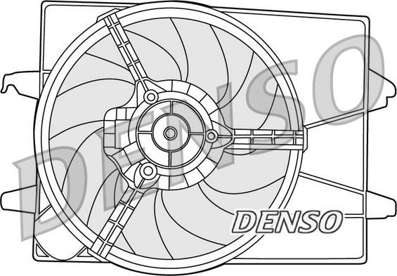 Denso DER10003 - Ventilators, Motora dzesēšanas sistēma adetalas.lv