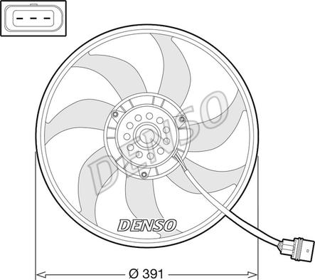 Denso DER32014 - Ventilators, Motora dzesēšanas sistēma adetalas.lv