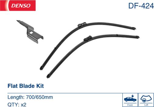 Denso DF-424 - Stikla tīrītāja slotiņa adetalas.lv