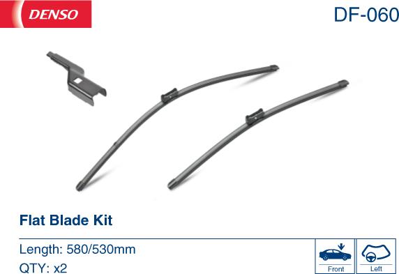 Denso DF-060 - Stikla tīrītāja slotiņa adetalas.lv