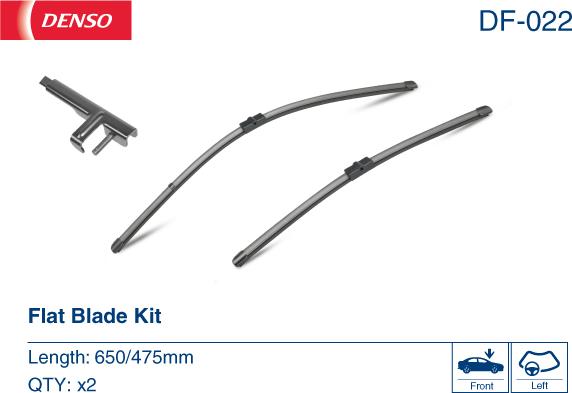 Denso DF-022 - Stikla tīrītāja slotiņa adetalas.lv