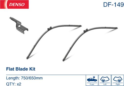 Denso DF-149 - Stikla tīrītāja slotiņa adetalas.lv