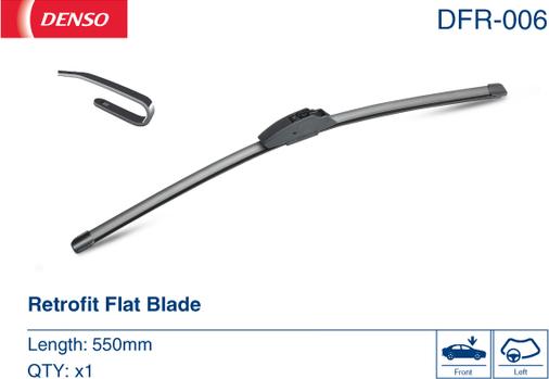 Denso DFR-006 - Stikla tīrītāja slotiņa adetalas.lv