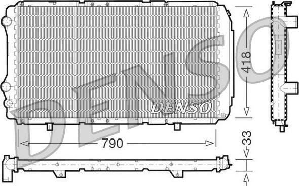 Denso DRM09076 - Radiators, Motora dzesēšanas sistēma adetalas.lv