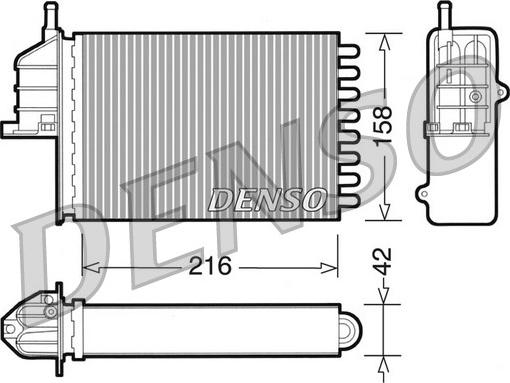 Denso DRR09080 - Siltummainis, Salona apsilde adetalas.lv