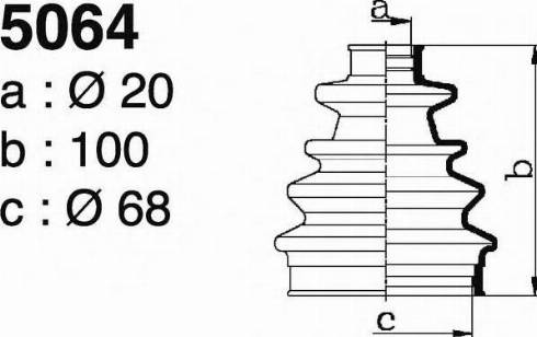 DEPA 5064 - Putekļusargs, Piedziņas vārpsta adetalas.lv