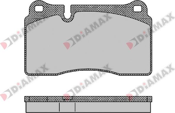 Diamax N09426 - Bremžu uzliku kompl., Disku bremzes adetalas.lv