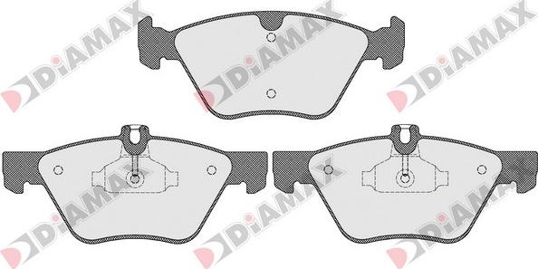 Diamax N09477 - Bremžu uzliku kompl., Disku bremzes adetalas.lv