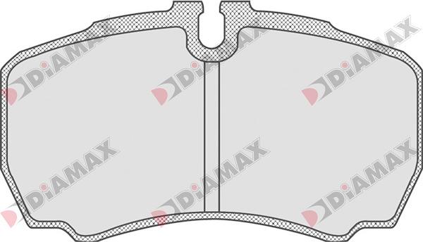 Diamax N09036 - Bremžu uzliku kompl., Disku bremzes adetalas.lv