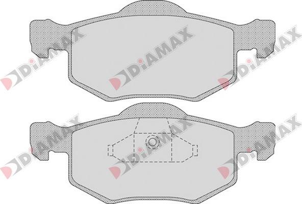 Diamax N09320 - Bremžu uzliku kompl., Disku bremzes adetalas.lv