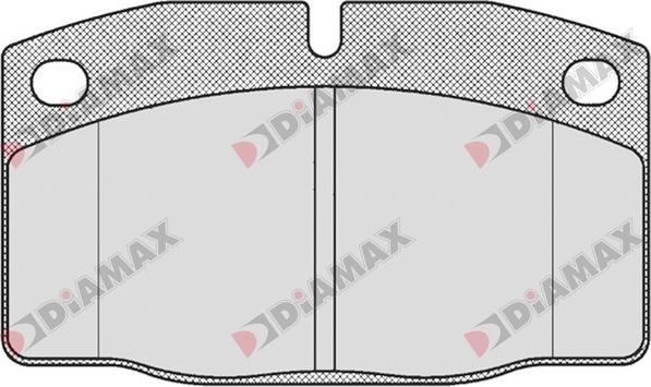 Diamax N09200 - Bremžu uzliku kompl., Disku bremzes adetalas.lv